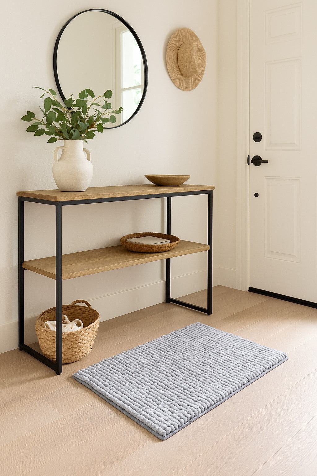 Tappeto multifunzione Pompom – 50x80 cm – Morbido e antiscivolo