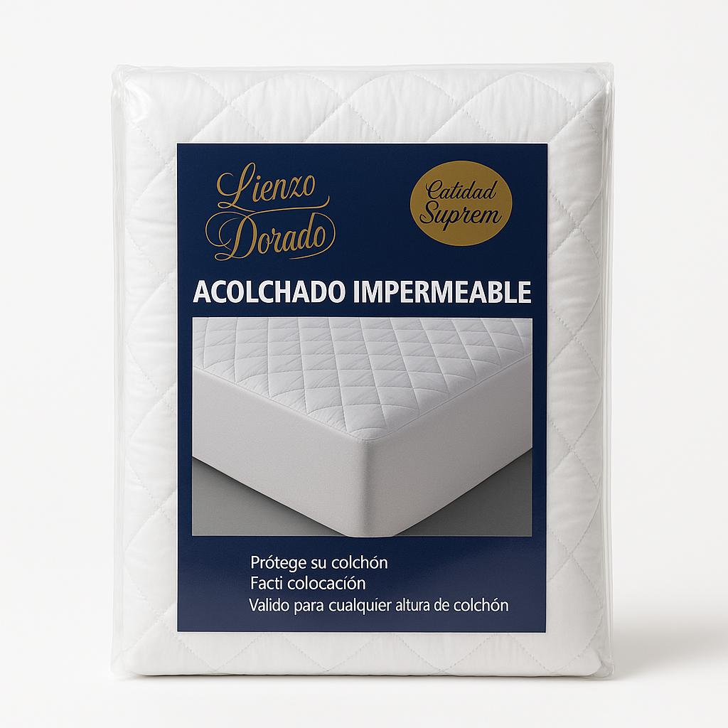 Protector de Colchón Acolchado  Opción Impermeable y Transpirable | Todas las Medidas