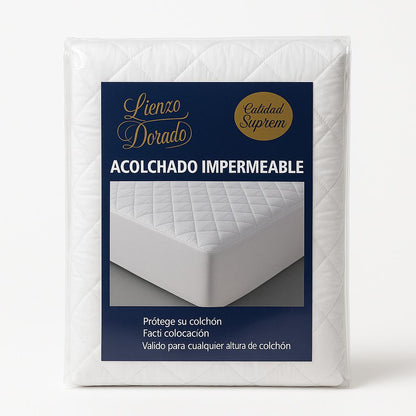 Protector de Colchón Acolchado  Opción Impermeable y Transpirable | Todas las Medidas
