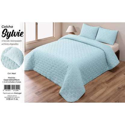 Colcha Sylvie - Incluye Juego 2 cojines rellenos