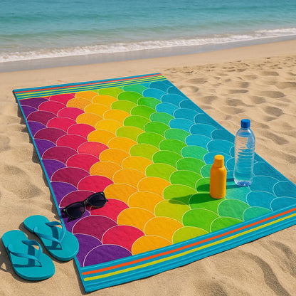 Toalla de piscina XXL 100x180cm | Suave, absorbente y colorida | Lorena Hogar (varios modelos)