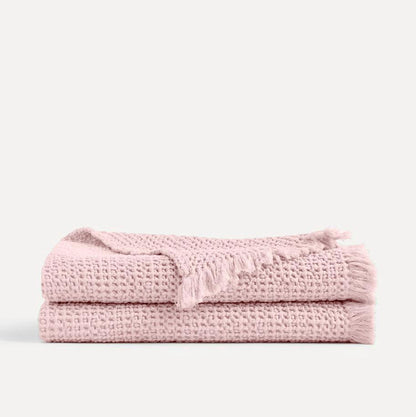 Manta mimosa plaid de cama