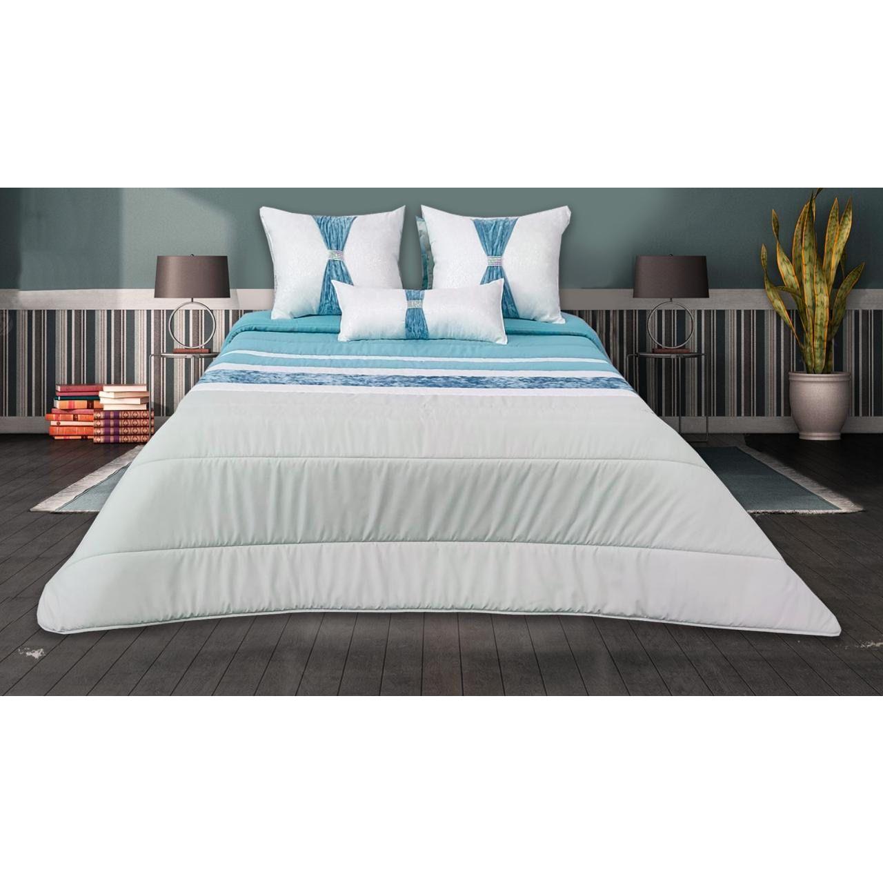 Edredon Crystal Brillo I Medidas 250x260 I Para camas de 150 I Incluye 3 cojines