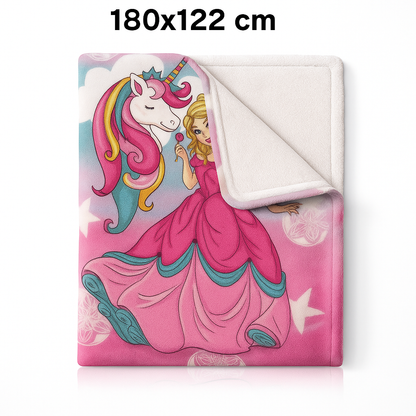 Manta Infantil Suave y Colorida con Personajes Animados  Tamaño 180x122 cm  Ideal para Cama o Sofá