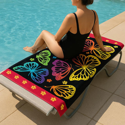 Toalla de piscina XXL 100x180cm | Suave, absorbente y colorida | Lorena Hogar (varios modelos)