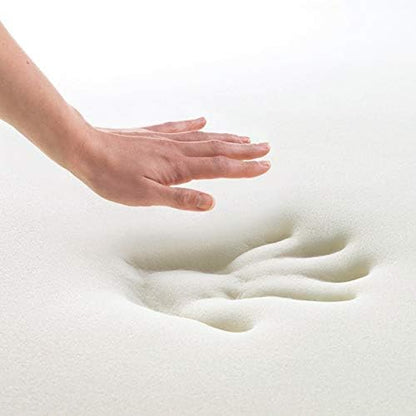 Almohada viscoelástica núcleo Compacto. Doble Funda con Cremallera. Tejido Aloe Vera. Termorregulable adaptabilidad al Cuello.