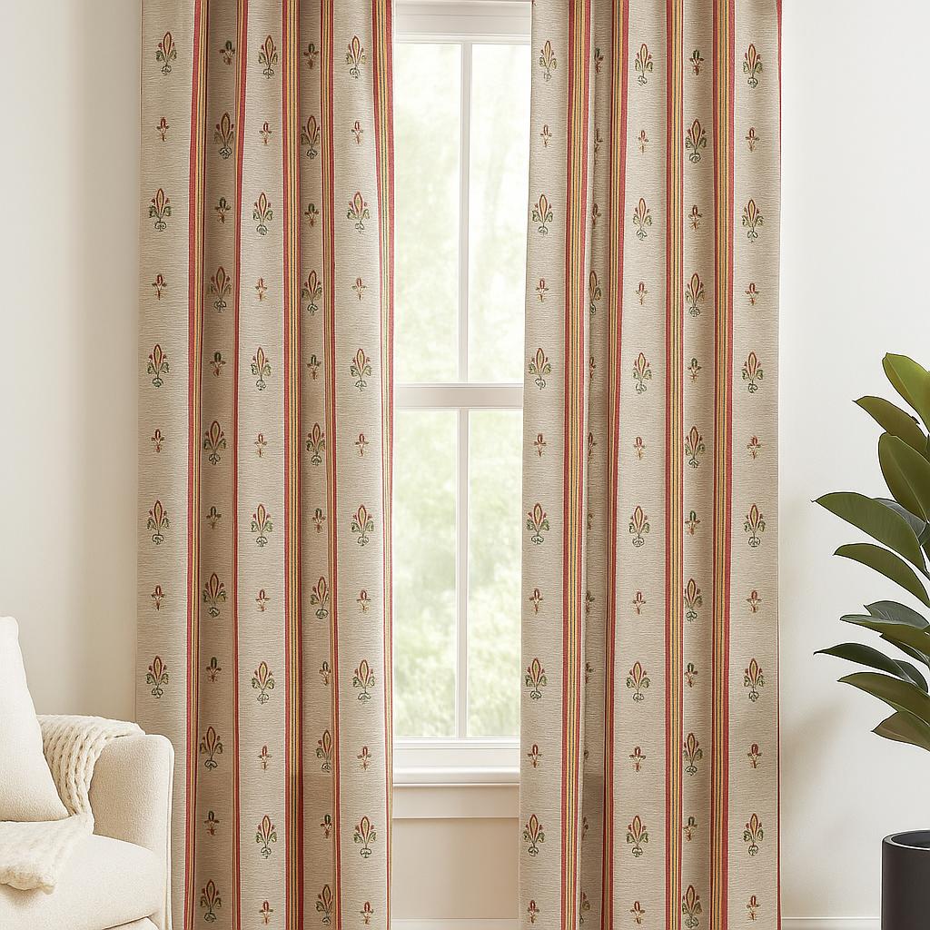 Cortinas con trabillas 140x260cm | Interior y exterior | Algodón & Poliéster