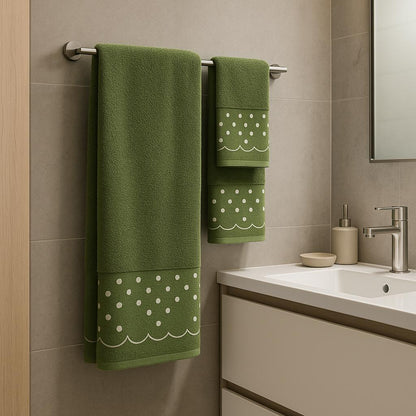 Toallas baño, lavabo y bidé | 6 colores | Algodón 100% rizo 500g 100x150 / 50x100 / 30x60