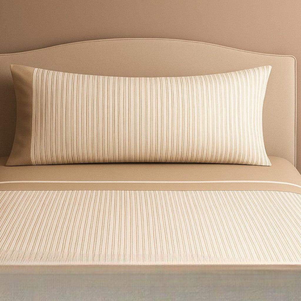 Juego de Sábanas Modelo Serena Azul / Gris / Beige / Rosa  Lorena Hogar  De 90 a 180 cm
