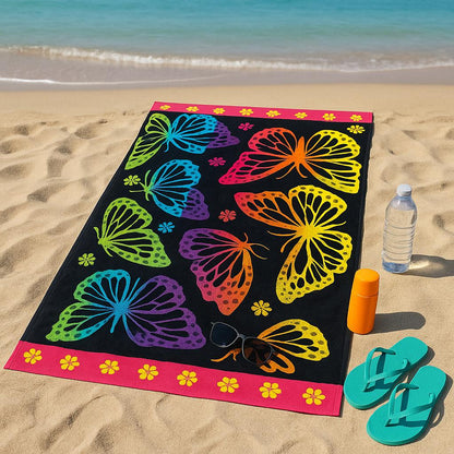 Toalla de piscina XXL 100x180cm | Suave, absorbente y colorida | Lorena Hogar (varios modelos)