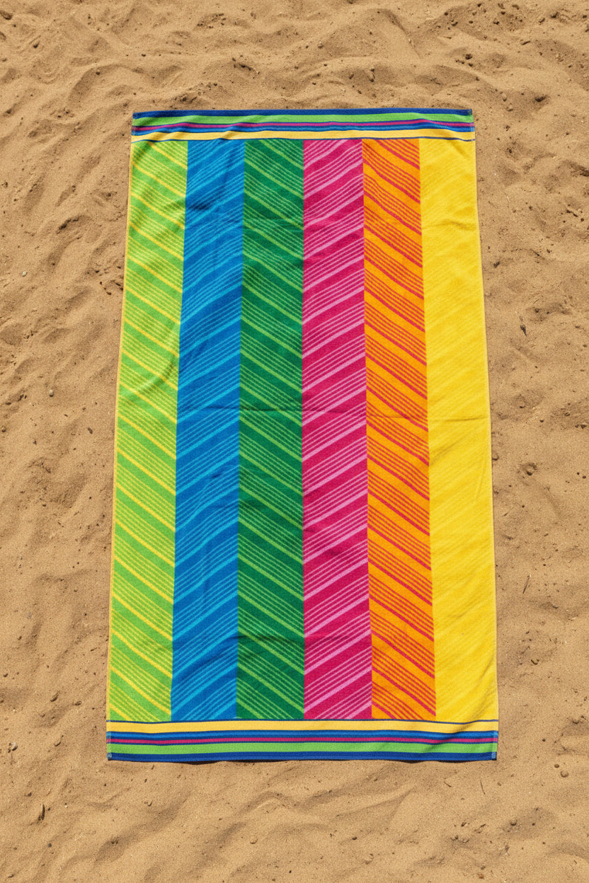 Serviette de piscine XXL 100 x 180 cm | Douce, absorbante et colorée | Lorena Hogar (différents modèles)