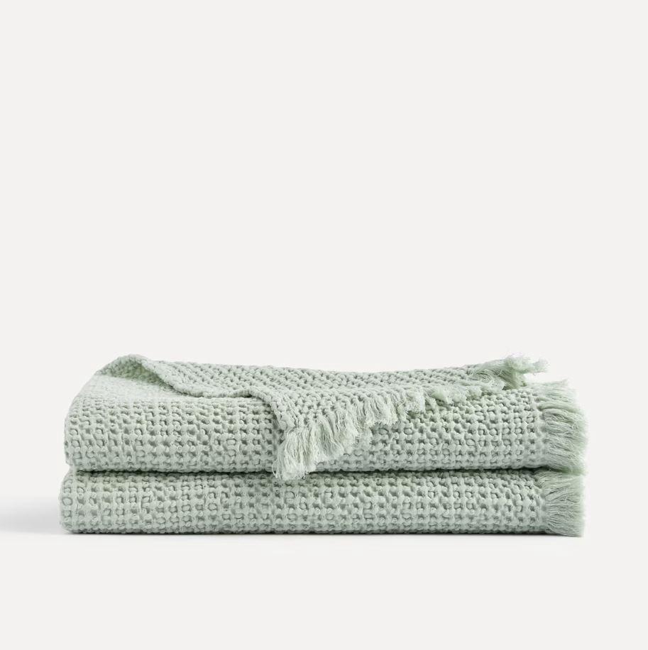 Manta mimosa plaid de cama