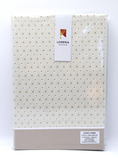 Juego de Sábanas ADRIANA  LINEA 2 Lorena Hogar  De 90 a 160 cm