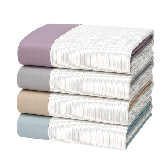 Juego de Sábanas Modelo Serena Azul / Gris / Beige / Rosa  Lorena Hogar  De 90 a 180 cm