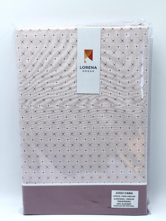 Juego de Sábanas ADRIANA  LINEA 2 Lorena Hogar  De 90 a 160 cm