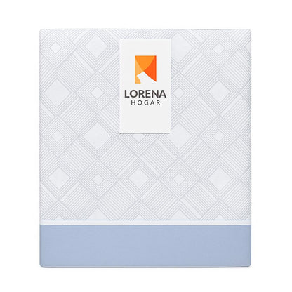 Juego de Sábanas Geométricas Algodón 100%  3 Colores  Funda de Almohada Enteriza 150 cm  Lorena Hogar