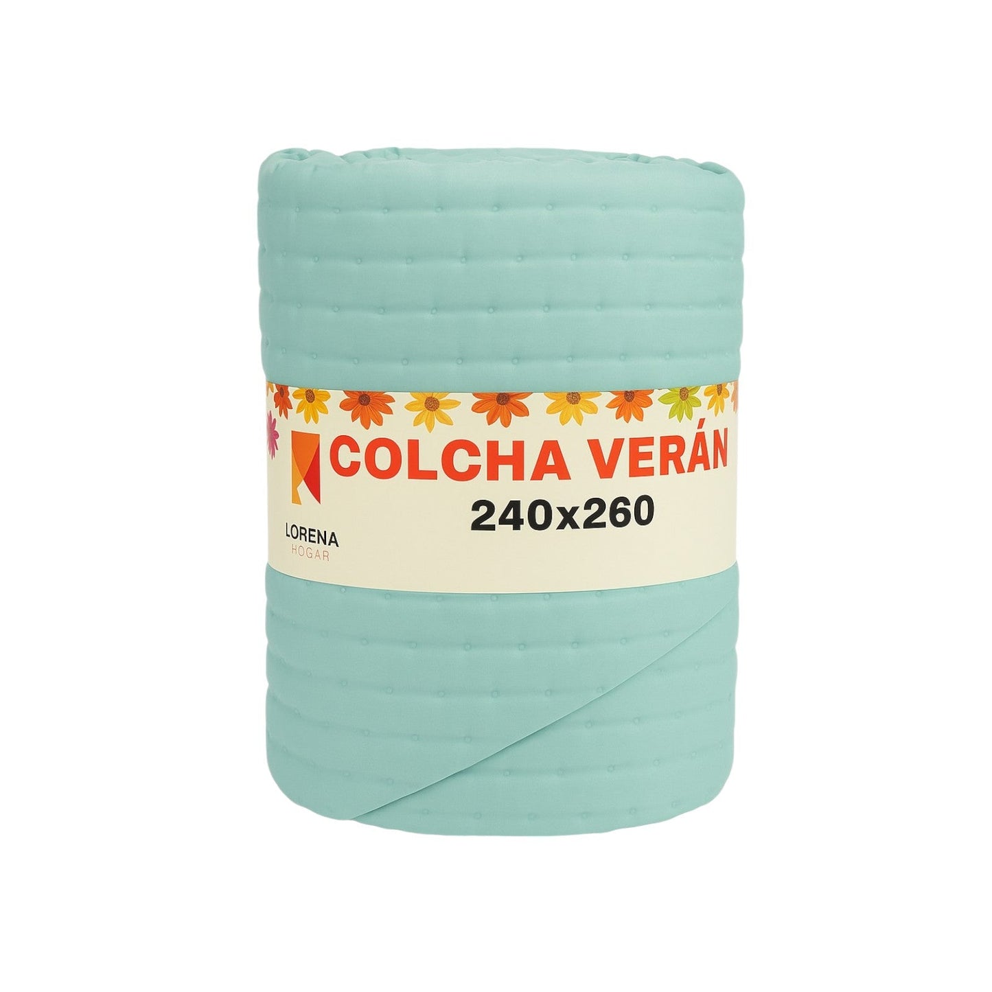 Colcha de Verano ECOBOUTI puntitos Lorena Hogar 240x260 cm  Ligero, Fresco y Elegante