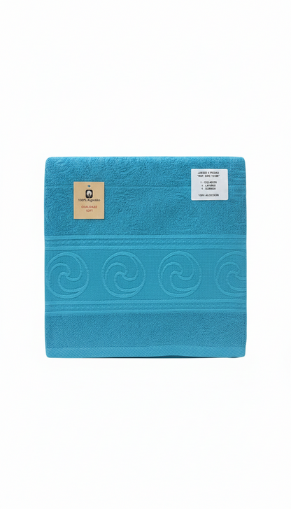 Toallas tocador, lavabo y sabana | 13 colores - Diferentes diseños | Algodón 100% rizo