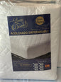 Protector de Colchón Acolchado Plastificado  Impermeable  Disponible en 90 a 200 cm