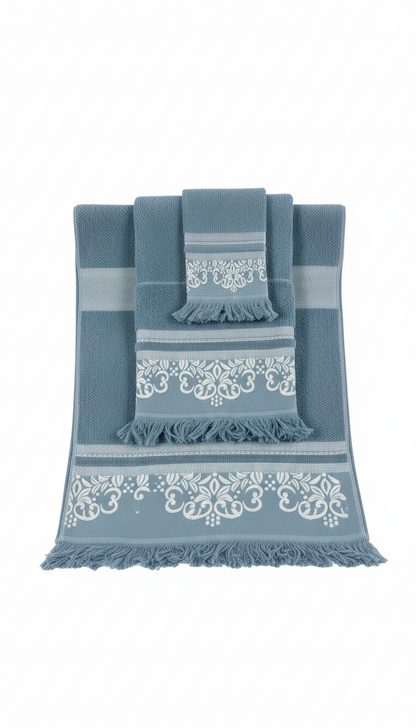 Juego de Toallas 3 Piezas – Algodón 100%