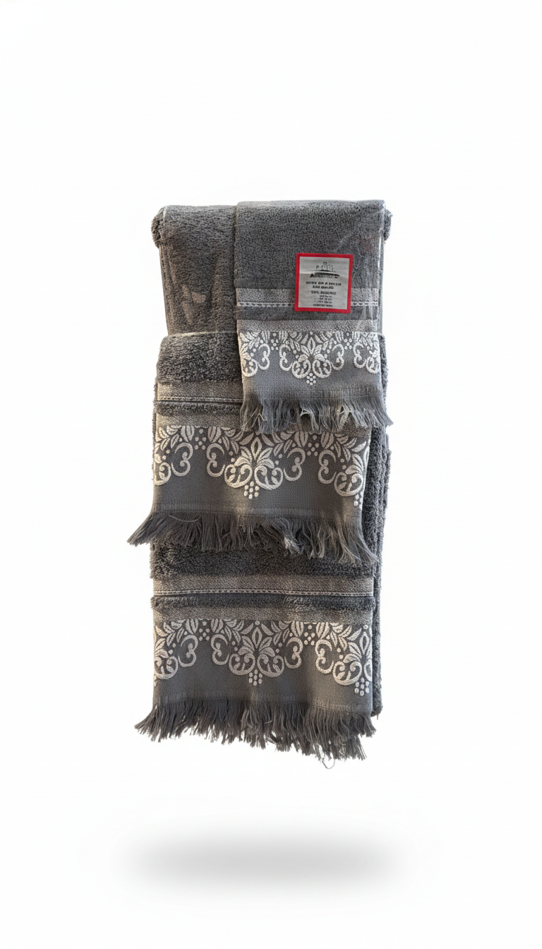 Juego de Toallas 3 Piezas – Algodón 100%