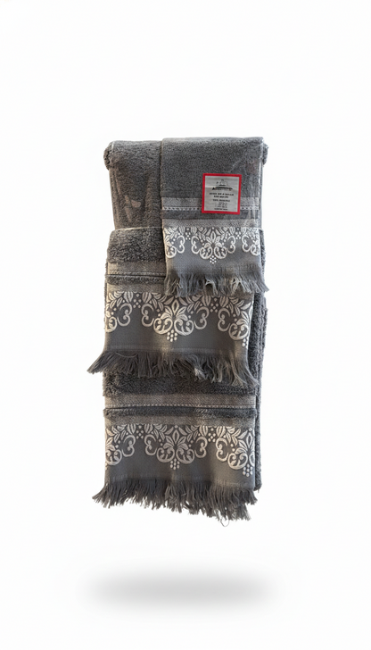 Juego de Toallas 3 Piezas – Algodón 100%