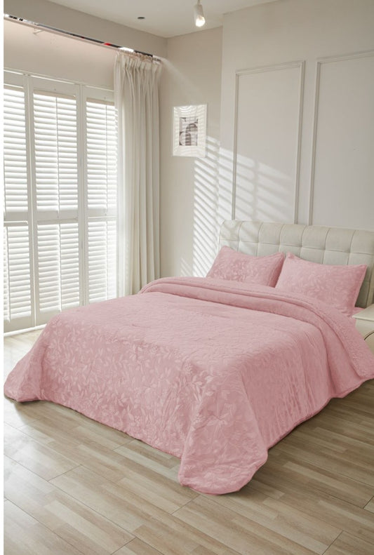 Edredón Sherpa ELMA con Borreguito | 750g Súper Suave | Incluye Fundas de Cojín | Colores Gris, Beige, Rosa y Crudo | Varias Medidas de Cama