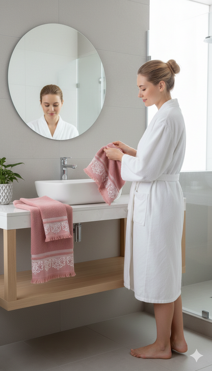 Juego de Toallas 3 Piezas – Algodón 100%