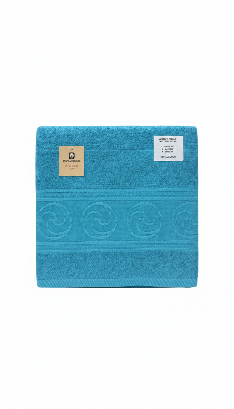 Toallas tocador, lavabo y sabana | 13 colores - Diferentes diseños | Algodón 100% rizo