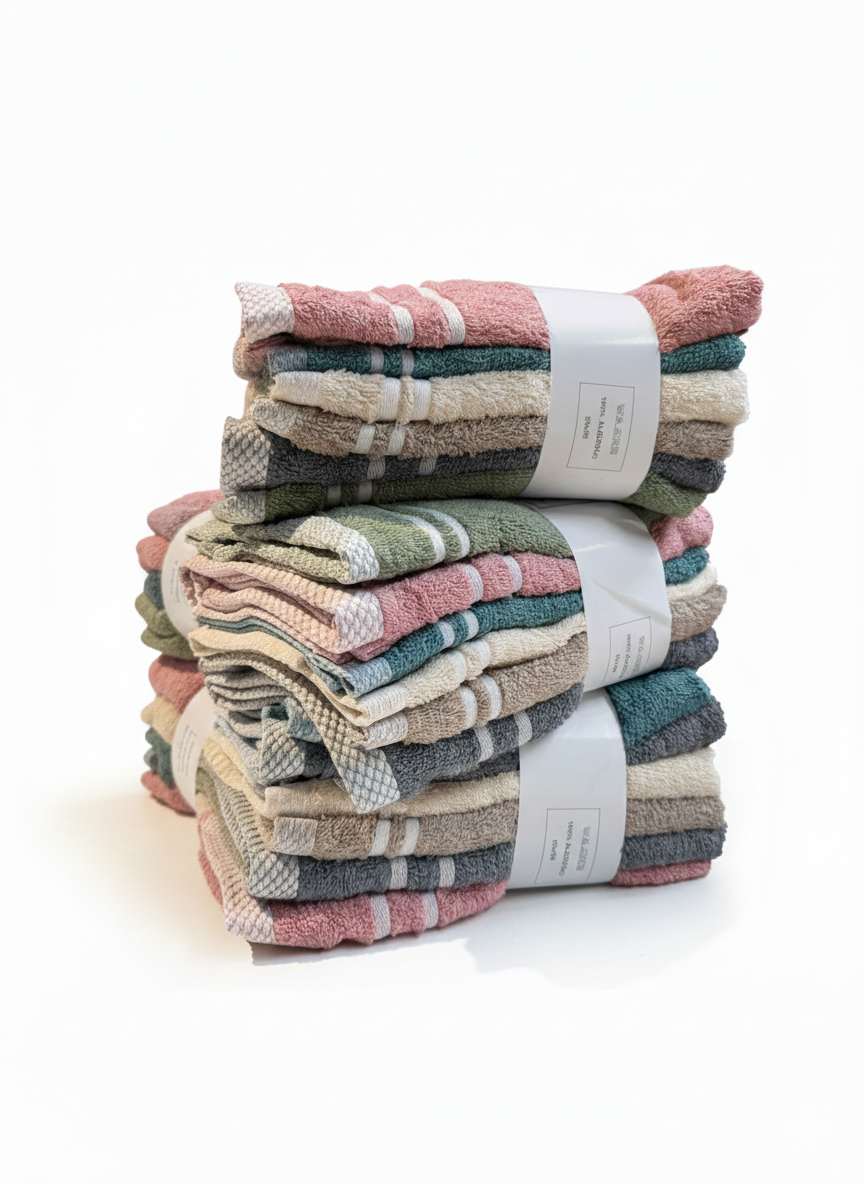 Set de Paños de Cocina Premium – 100% Algodón - 6 Unidades