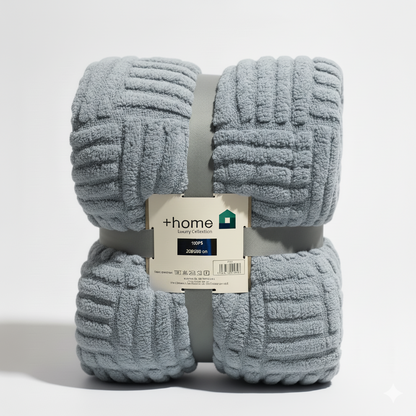 Manta +Home Keops | Sedalina Premium con Interior Borreguito | Ultra Suave y Cálida