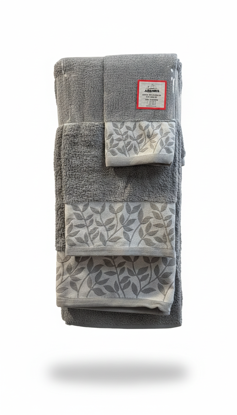 Juego de Toallas 3 Piezas – Algodón 100%