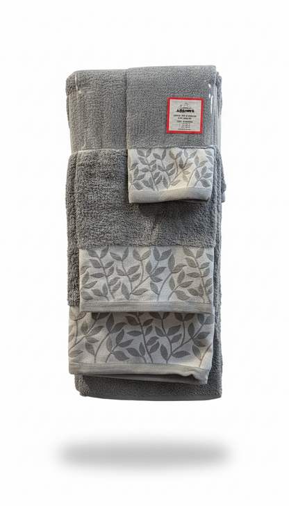 Juego de Toallas 3 Piezas – Algodón 100%