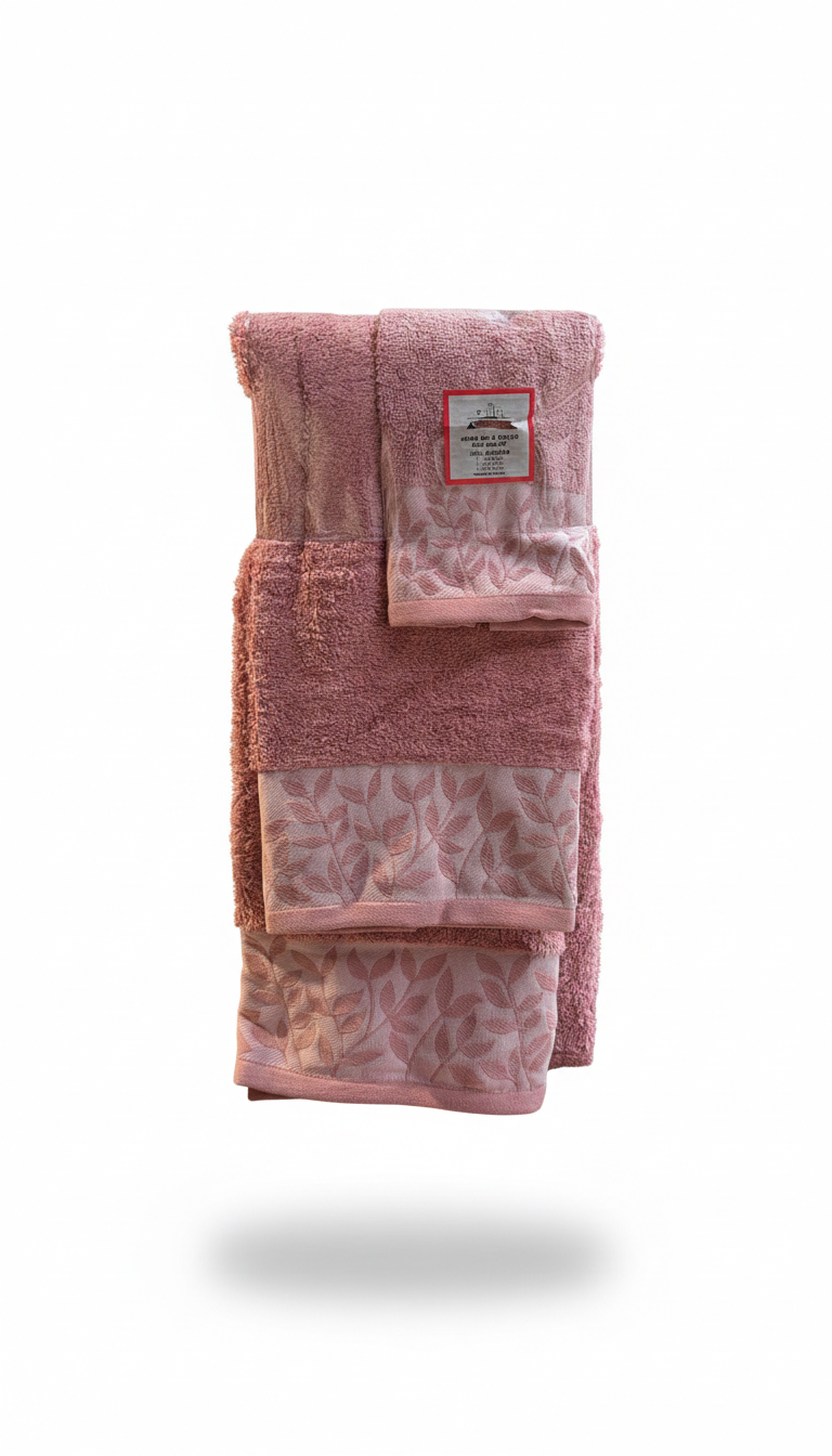 Juego de Toallas 3 Piezas – Algodón 100%