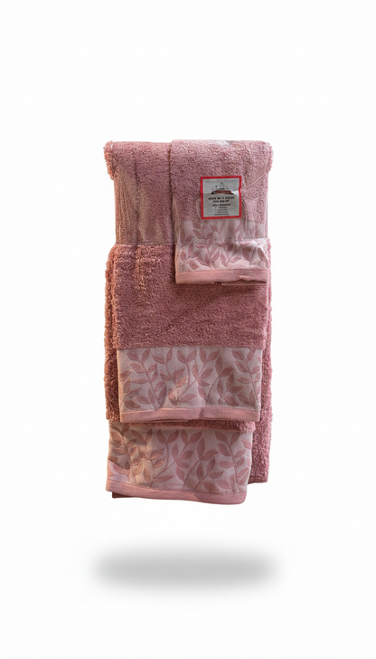 Juego de Toallas 3 Piezas – Algodón 100%