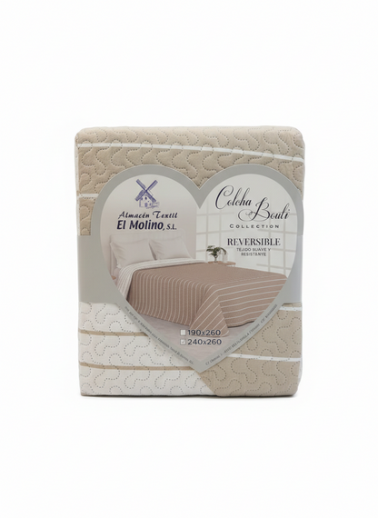 Colcha Bouti Reversible – Diseño Elegante y Acabado de Calidad | Varios modelos disponibles