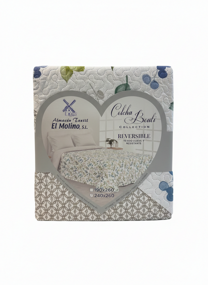Colcha Bouti Reversible – Diseño Elegante y Acabado de Calidad | Varios modelos disponibles