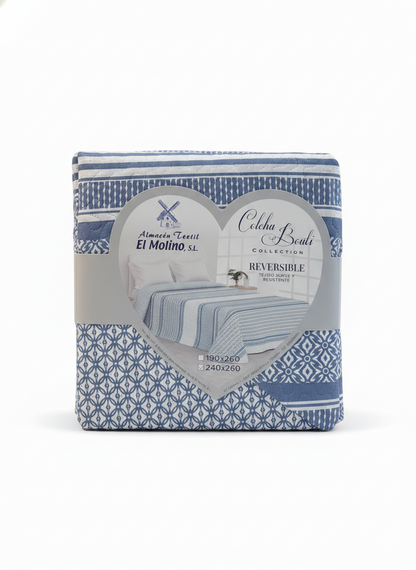 Colcha Bouti Reversible – Diseño Elegante y Acabado de Calidad | Varios modelos disponibles