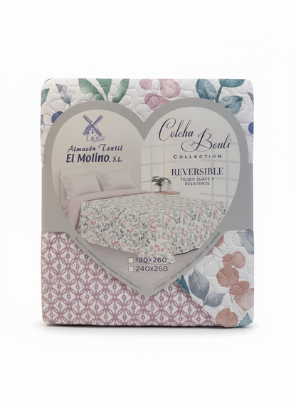 Colcha Bouti Reversible – Diseño Elegante y Acabado de Calidad - Varios modelos disponibles