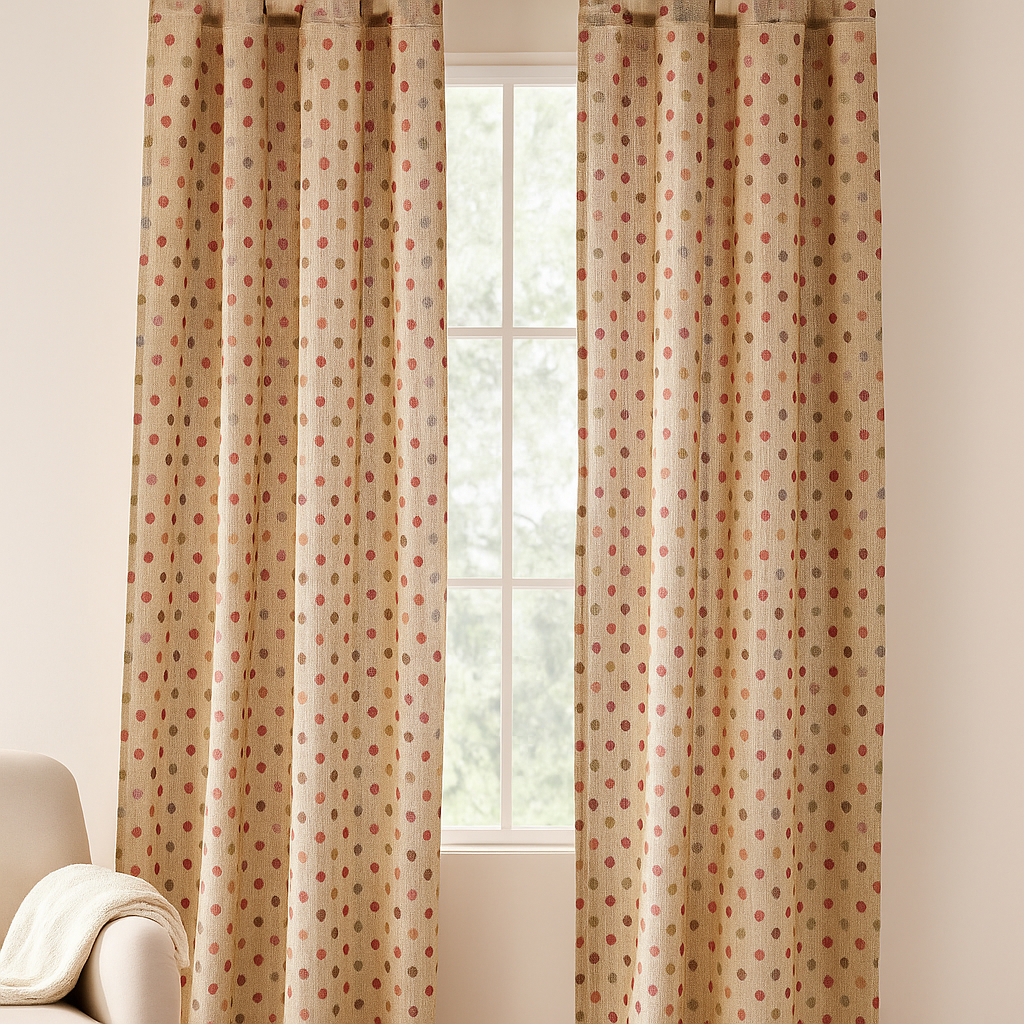 Cortinas con trabillas 140x260cm | Interior y exterior | Algodón & Poliéster