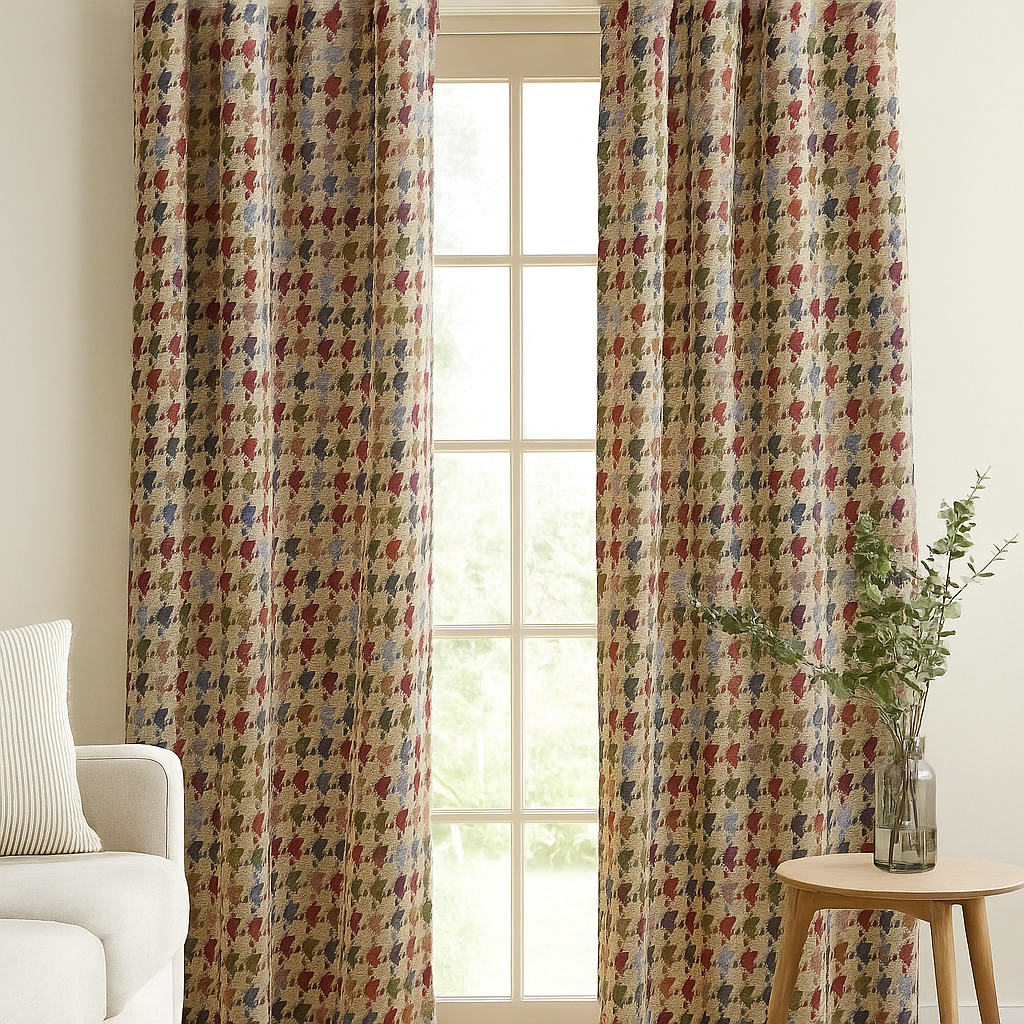 Cortinas con trabillas 140x260cm | Interior y exterior | Algodón & Poliéster