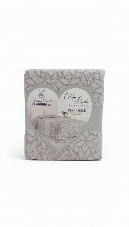 Colcha Bouti Reversible – Diseño Elegante y Acabado de Calidad - Varios modelos disponibles