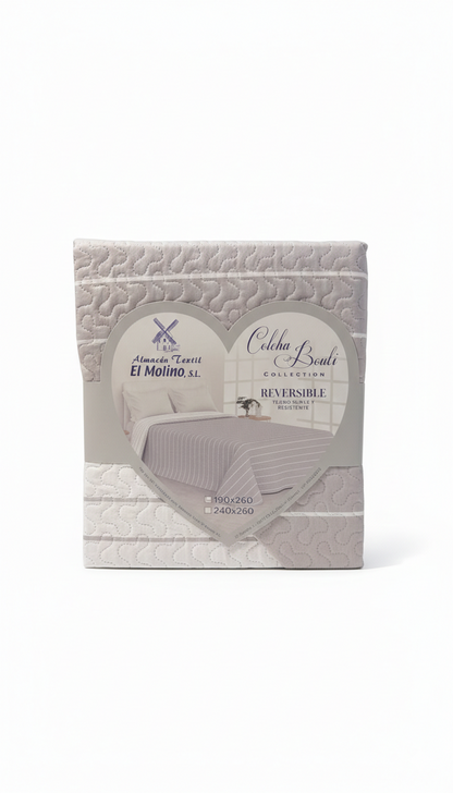 Colcha Bouti Reversible – Diseño Elegante y Acabado de Calidad | Varios modelos disponibles