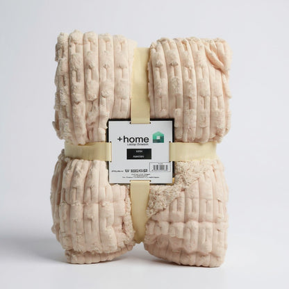 Manta +Home LOOM | Sedalina Premium con Interior Borreguito | Ultra Suave y Cálida