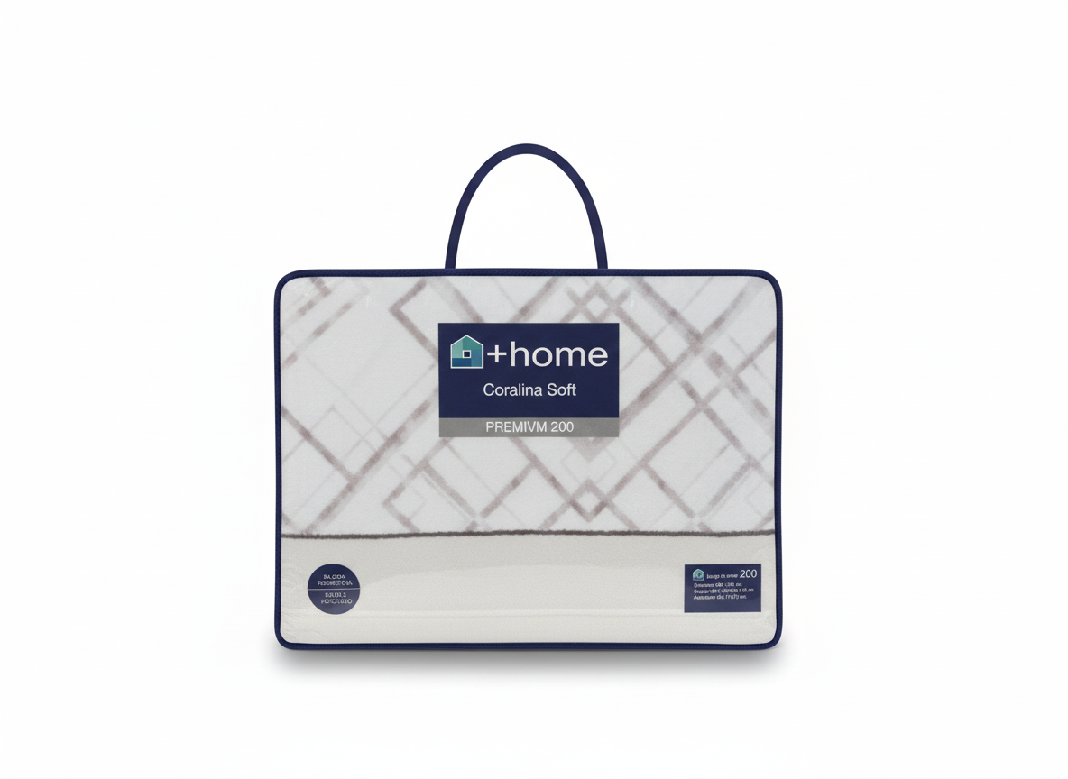 Sábana +Home Coralina Soft Lorena Hogar | Doble Perchado y Bajera Perimetral para Colchones de hasta 30 cm | Medidas 90, 105, 135 y 150