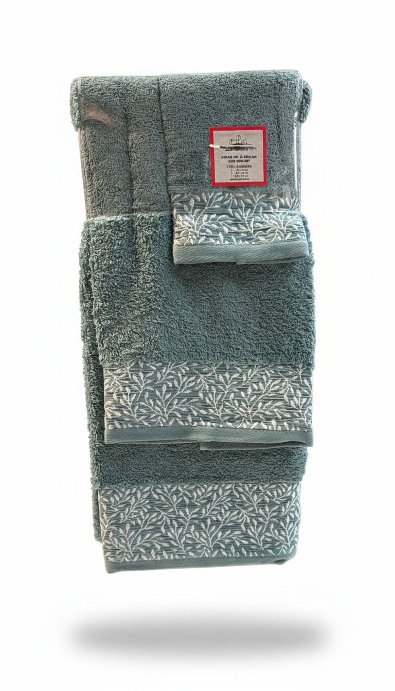 Juego de Toallas 3 Piezas – Algodón 100%