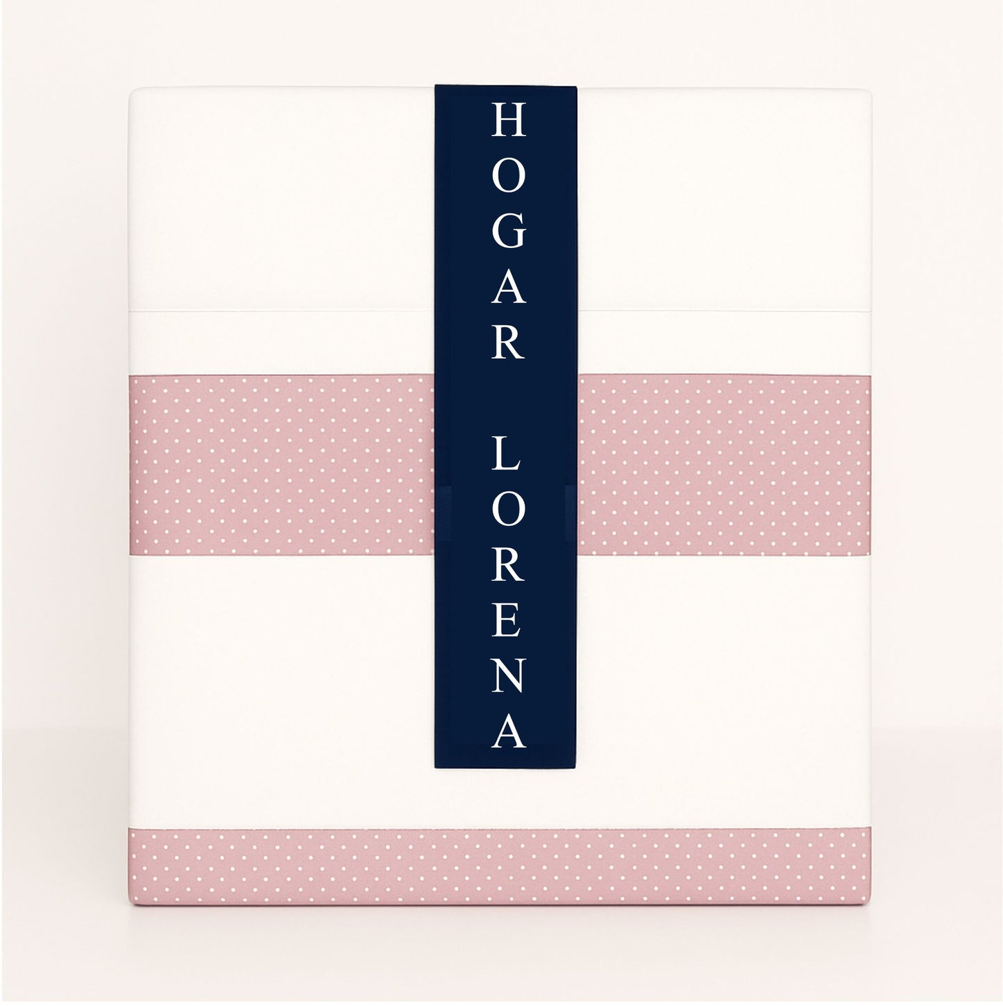 Juego de sábanas fondo blanco con dibujo de topitos / Camas de 180 / Disponible en ROSA, AZUL, VERDE y GRIS