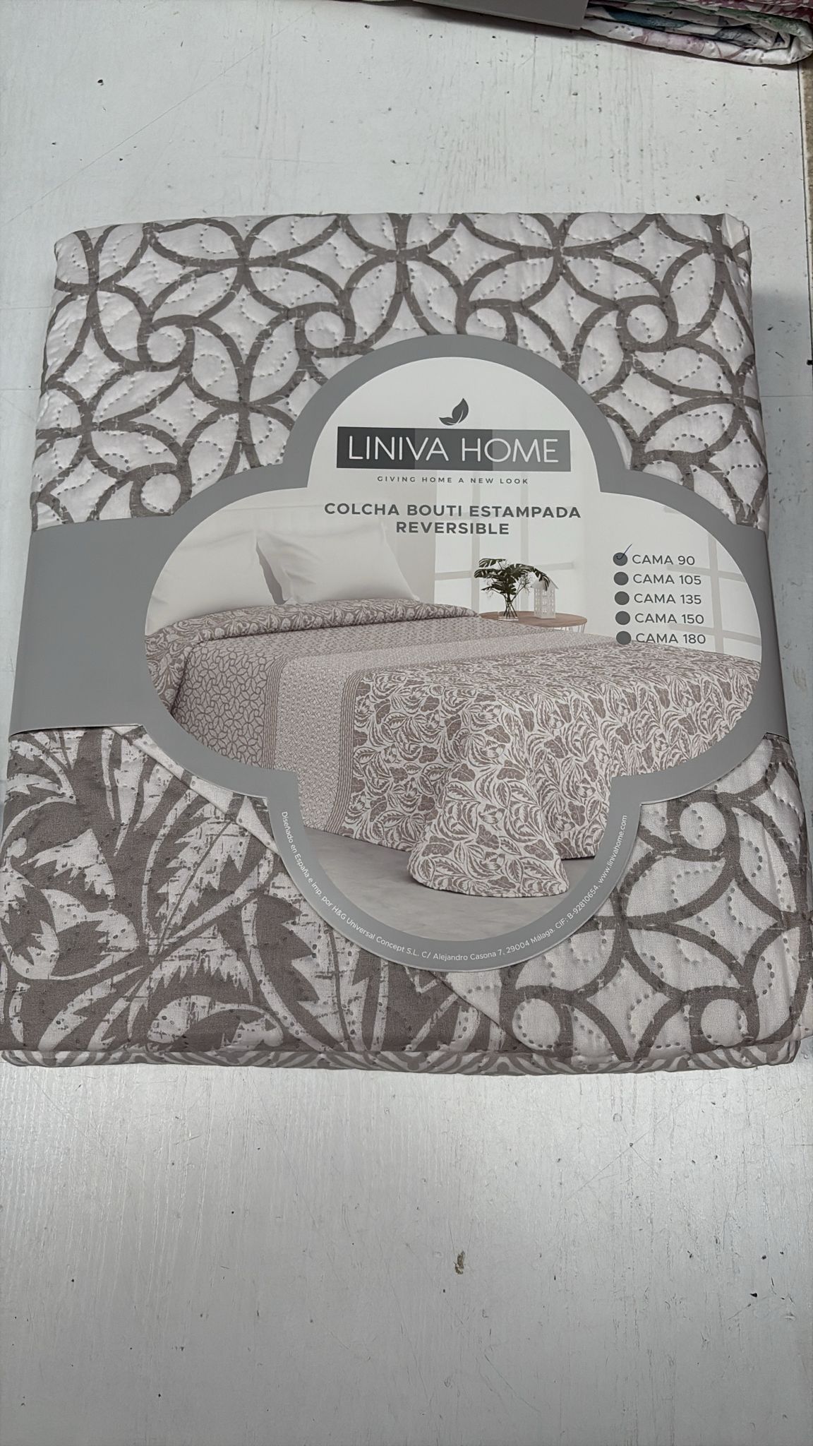 Colcha Bouti Reversible – Diseño Elegante y Acabado de Calidad | Varios modelos disponibles