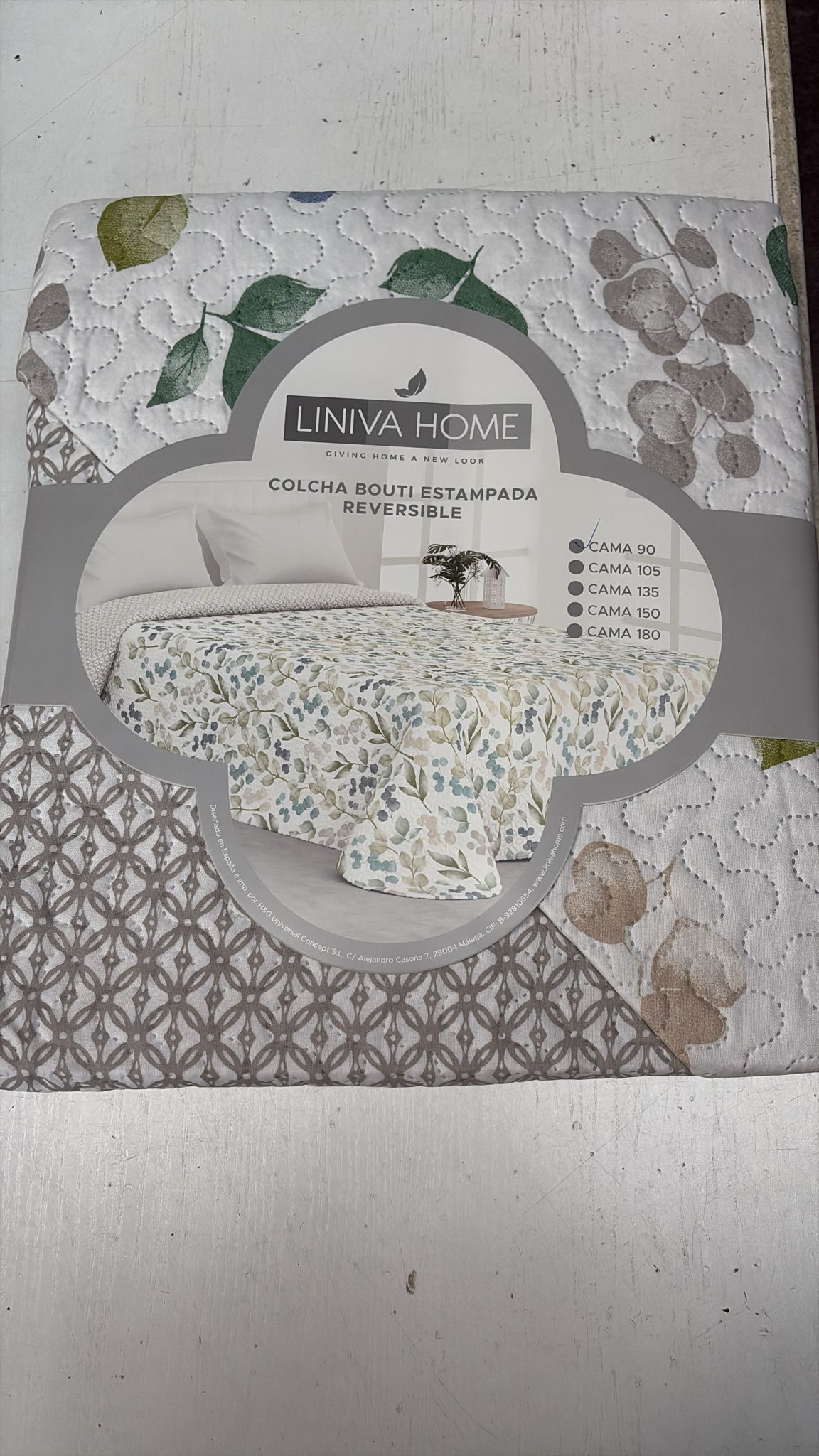Colcha Bouti Reversible – Diseño Elegante y Acabado de Calidad | Varios modelos disponibles