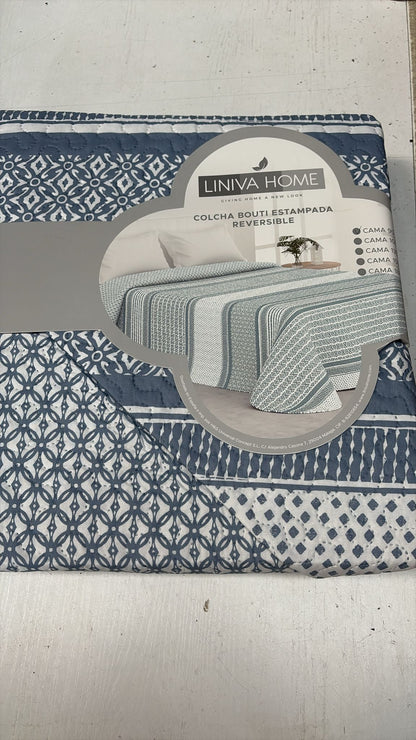 Colcha Bouti Reversible – Diseño Elegante y Acabado de Calidad | Varios modelos disponibles